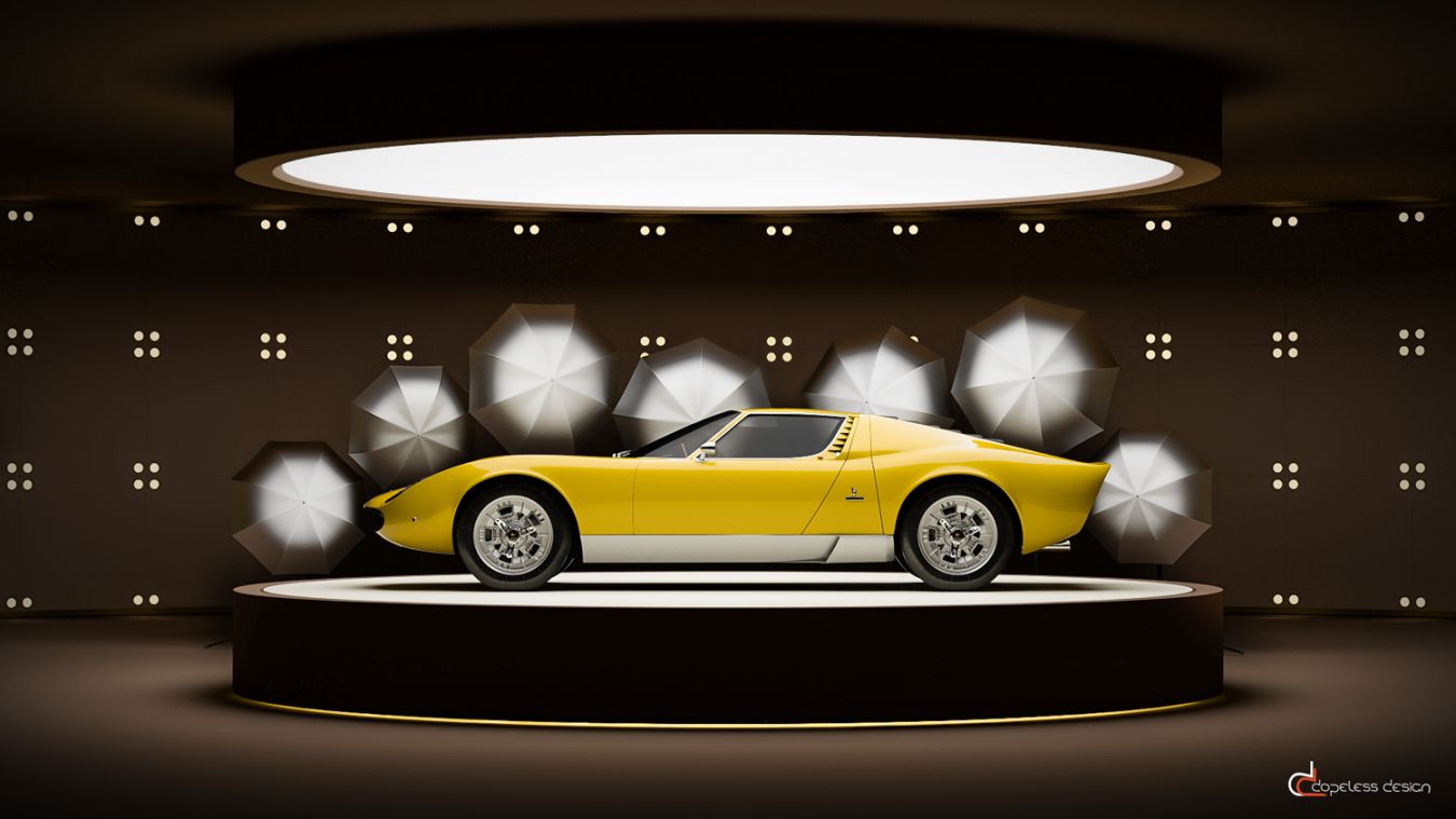 Lamborghini Miura 3D Model