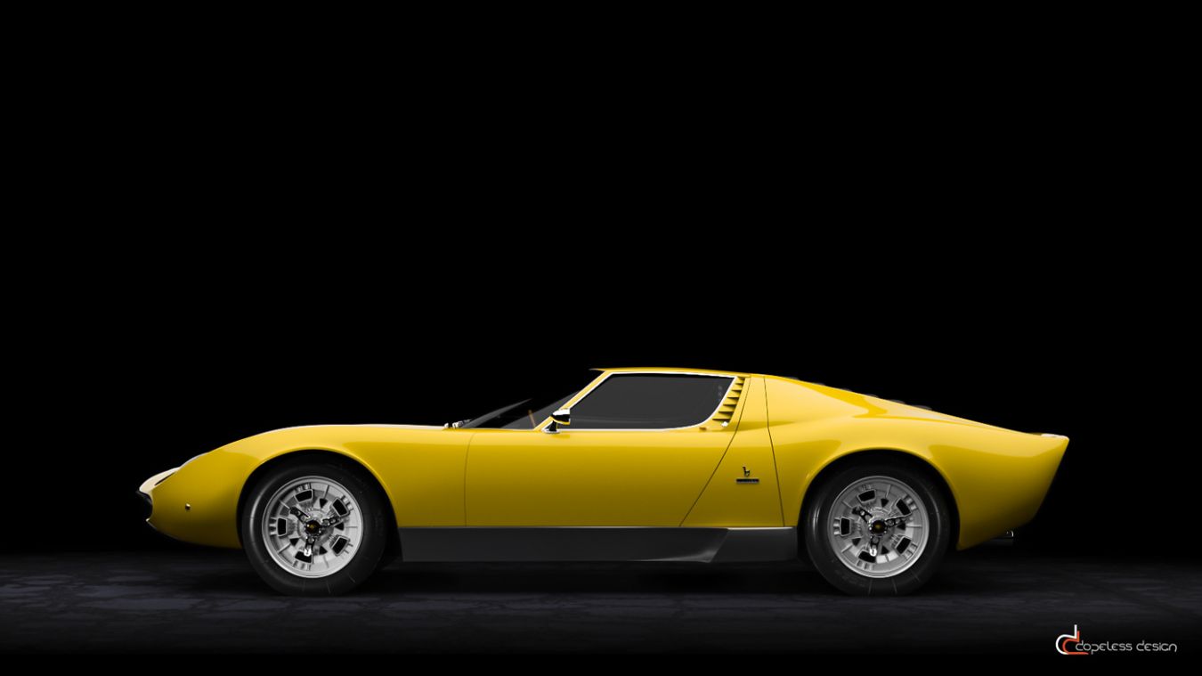 Lamborghini Miura 3D Model