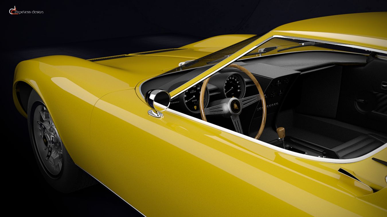 Lamborghini Miura 3D Model