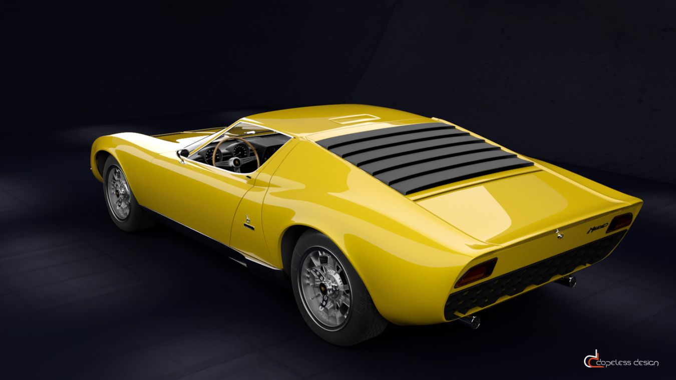 Lamborghini Miura 3D Model