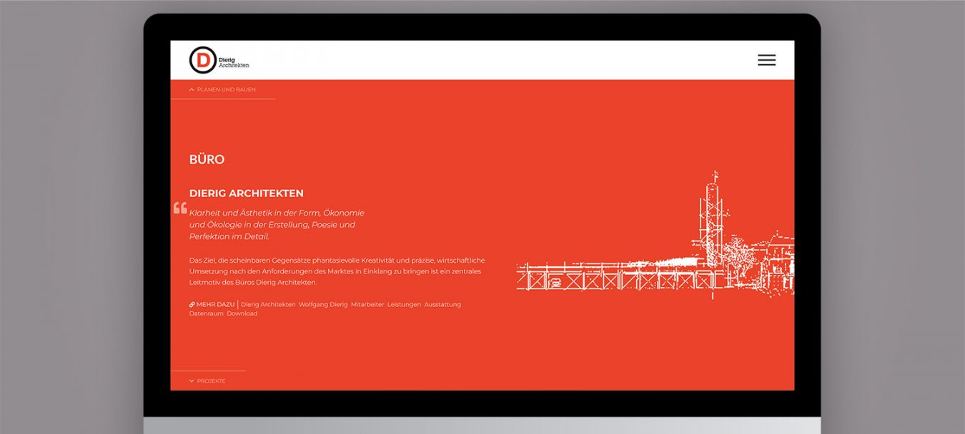 Project - Responsive Webdesign für Architekten