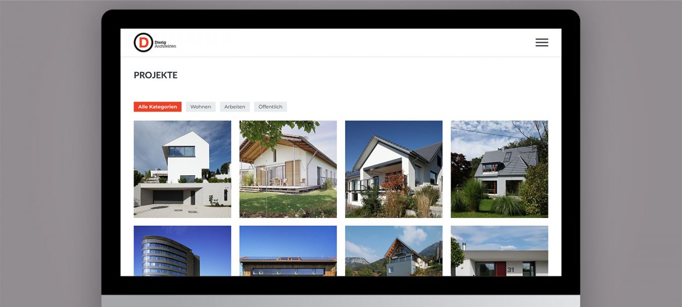 Project - Responsive Webdesign für Architekten