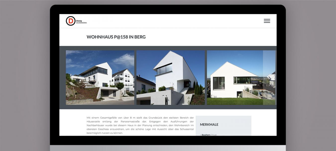 Project - Responsive Webdesign für Architekten