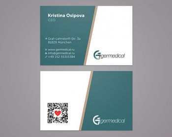 Visitenkarte Design für Germedical