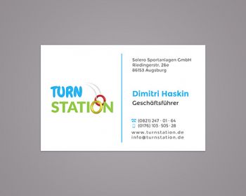 Turnstation Visitenkarte Design