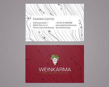 Visitenkarten Design für Weinladen