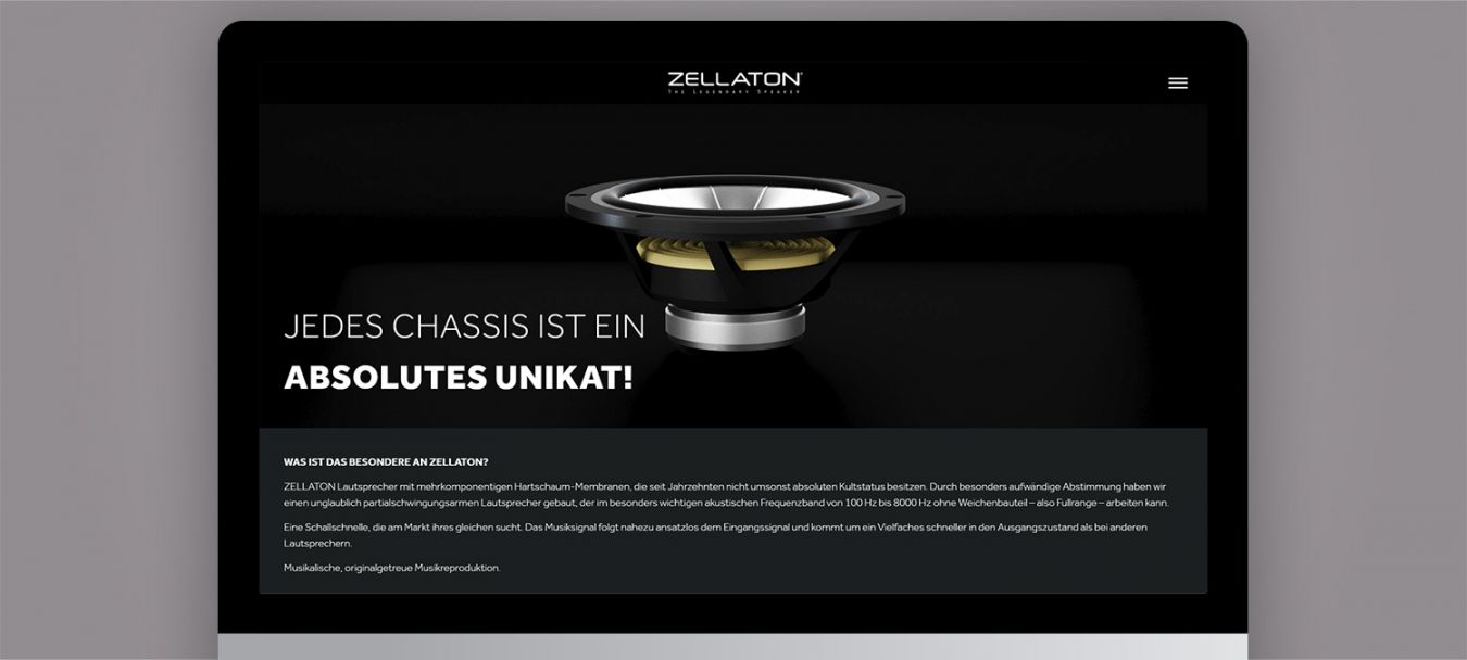 Project - 3D Animation für Webseite Beispiel